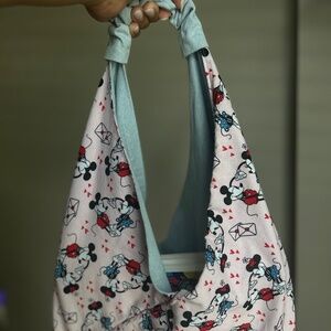🎀 “Love Letters & Disney Dreams” Handmade Tote 🎀